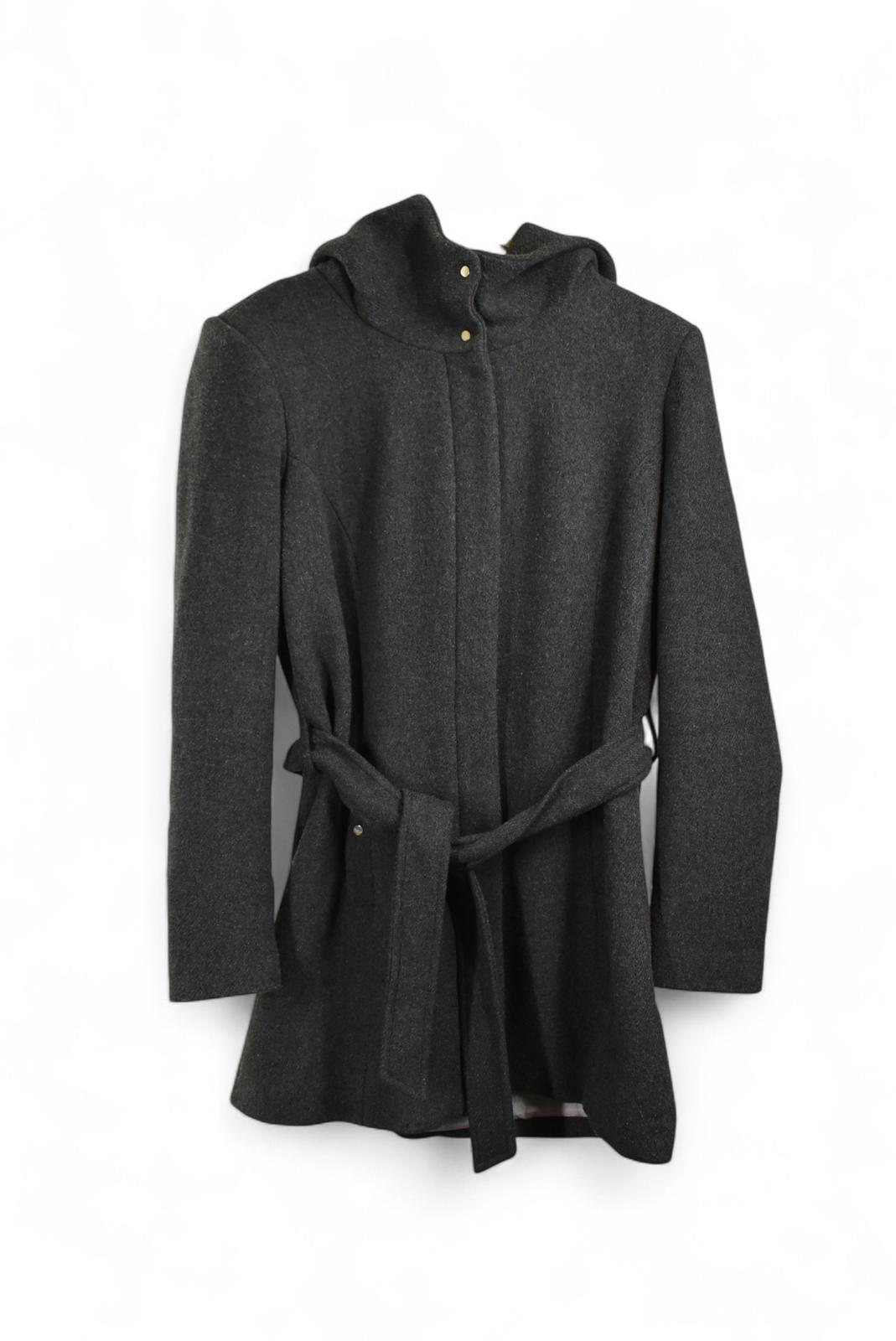 Vero Moda Womens Coat Wool Grey Zip  Vmliva 3/4 Wool Boos Large