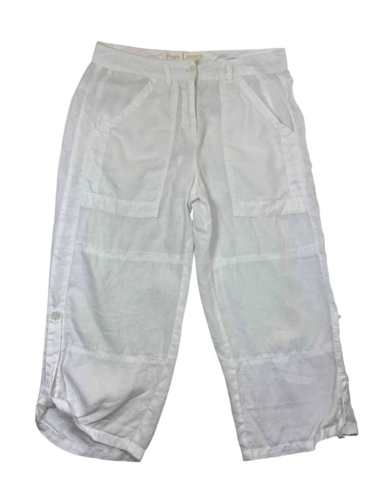 Linen ladies women’s trousers Pure Linen ZARA 36 size UK 8